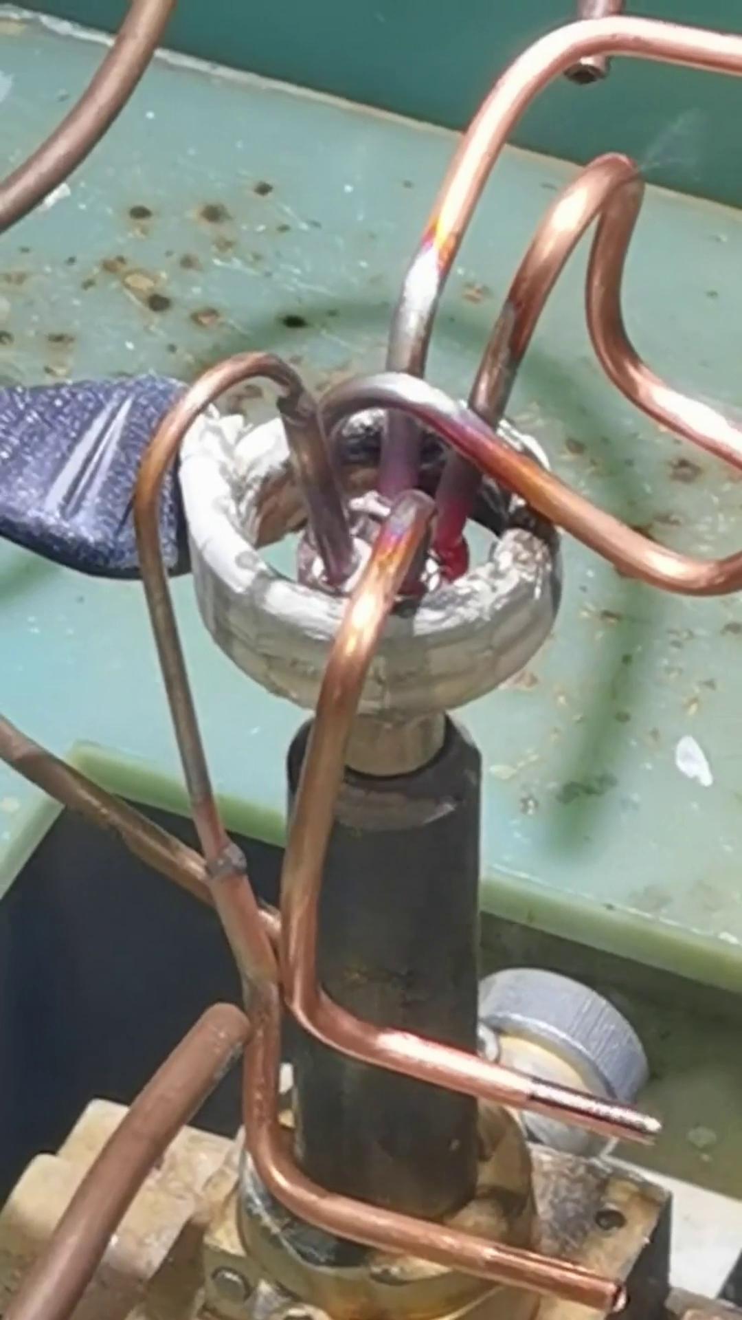 雙工位高頻焊接機(jī)分液器銅管在線焊接