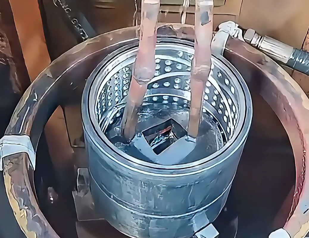 海拓高頻淬火機(jī)床：挖掘機(jī)斗軸套淬火專用，耐受重載磨損工況